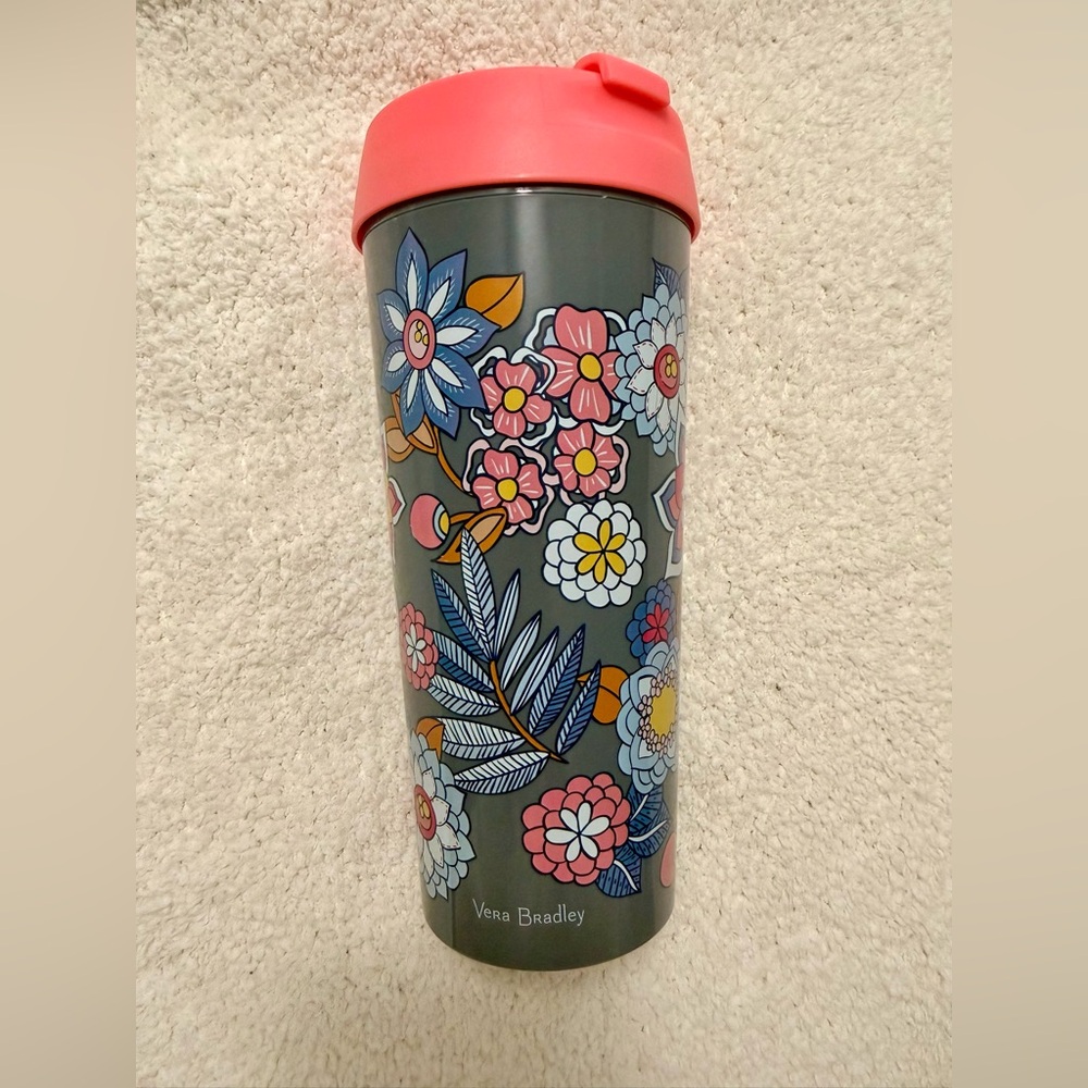 Vera Bradley 16 oz. Travel Mug in Tropical Evening